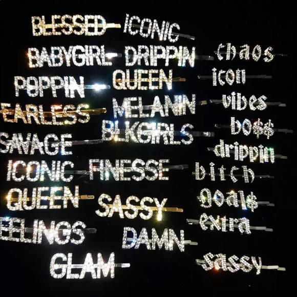 Letter Hair Pins Accessories - Picture 4 of 7